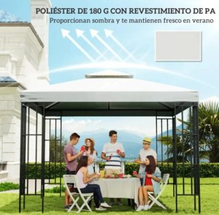 Techo de reemplazo para cenador 3x3m