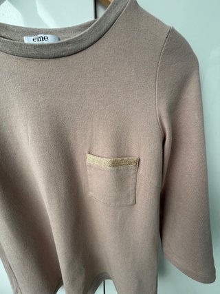 Sudadera EME rosa talla M