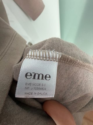 Sudadera EME rosa talla M
