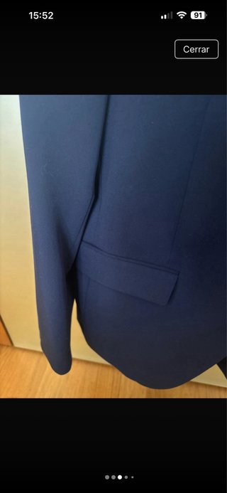 Traje de hombre Zara azul