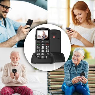 Teléfono Móvil Personas Mayores SOS Teclas Grandes
