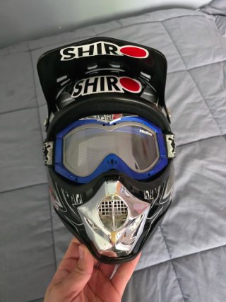Casco Shiro Atakama Enduro/Motocross talla M