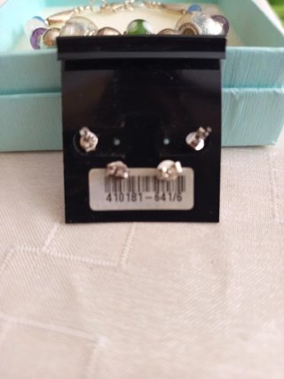 Lote Plata 925: Pulsera y 2 pares pendientes