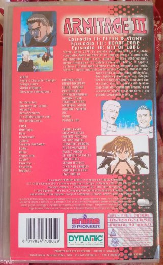 Vhs Armitage III Video 2 - Dynamic Video *RARA* 19