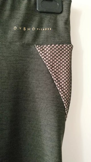 Leggings deportivos Oysho marrón