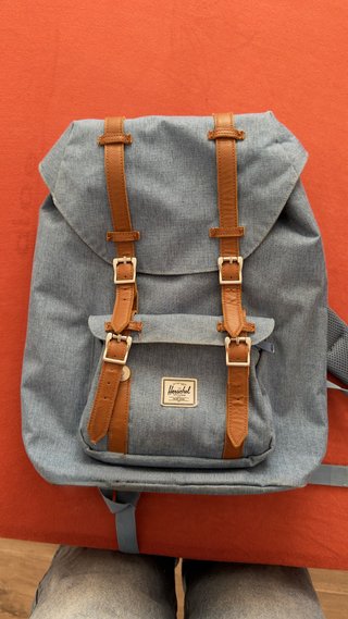 Mochila Herschel Azul y Marrón