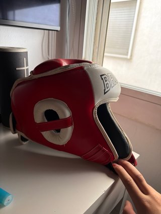Casco Boxeo/Kick Boxing Rojo marca bruiser
