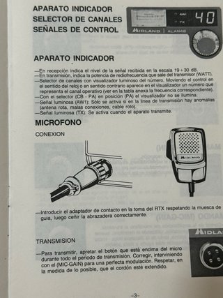 Manuale Midland Alan 48 Istruzioni Radio CB
