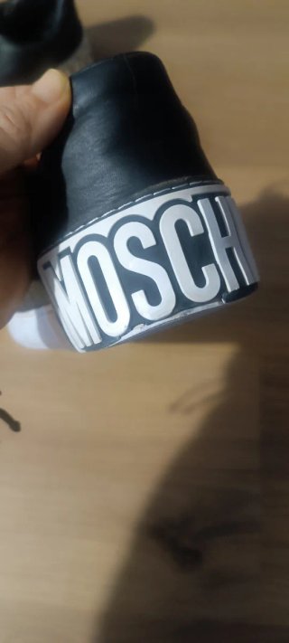 Zapatillas Moschino Piel Negras Talla 42