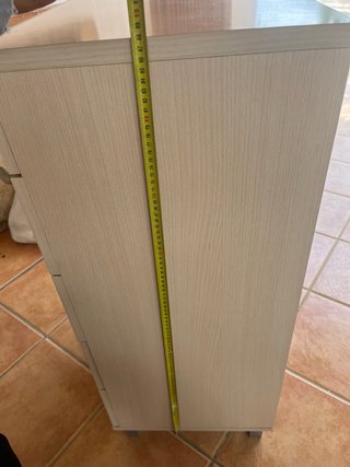 Cajonera 5 cajones madera y metal