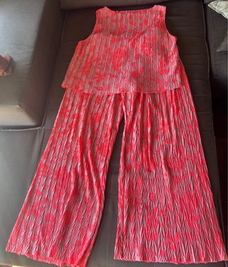 Conjunto Zara Top y Pantalón Palazo