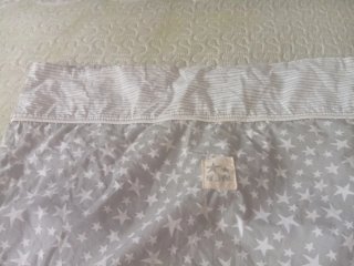 Funda Cuna Colecho Estrellas Gris