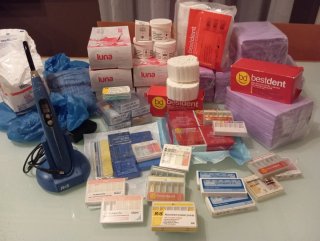 Odontología material variado.