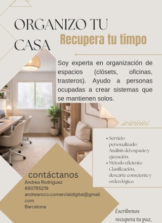 Organizo tu casa, ofina, experta
