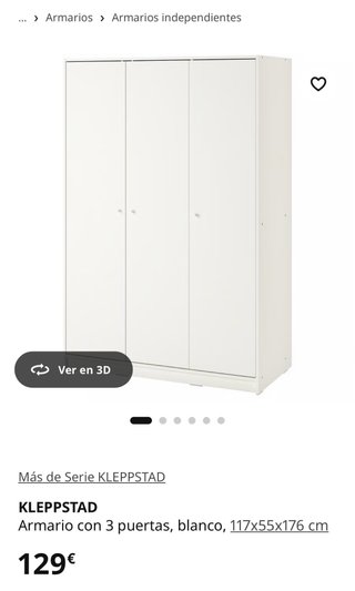 Armario 3 puertas Ikea