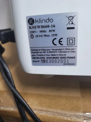 Máquina de coser Klindo