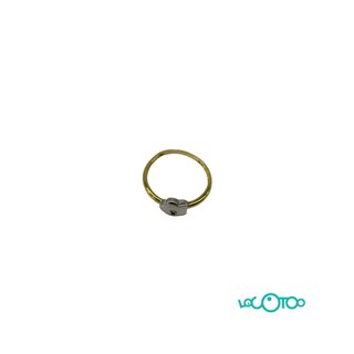 Anillo oro 18k flor