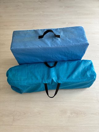 Cuna de viaje con colchón y funda