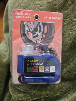 U-Know Candado Disco Alarma Moto