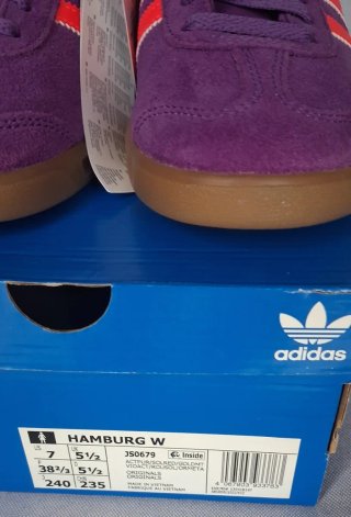 Zapatillas Adidas Hamburg Talla 38 2/3 Morado