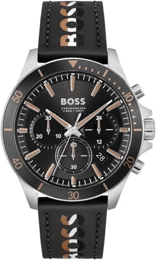 Reloj Hugo Boss Negro y Plateado Nuevo