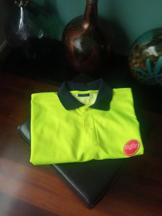 Polo Gencottons Verde y Negro