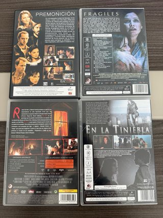 Lote 4 DVD: Premonición, Fragiles, El Escondite, E