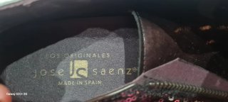 Zapato Jose Saenz Mujer Marrón y Dorado