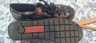 Zapato Jose Saenz Mujer Marrón y Dorado