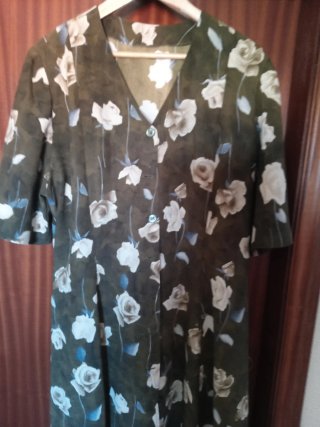 Vestido estampado floral señora