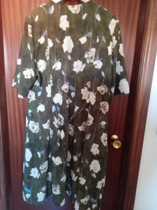 Vestido estampado floral señora