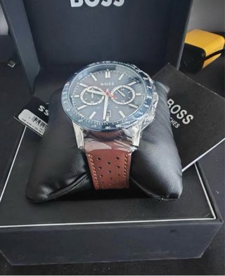 Reloj Hugo Boss Cronógrafo Azul y Marrón