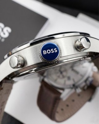 Reloj Hugo Boss Cronógrafo Azul y Marrón