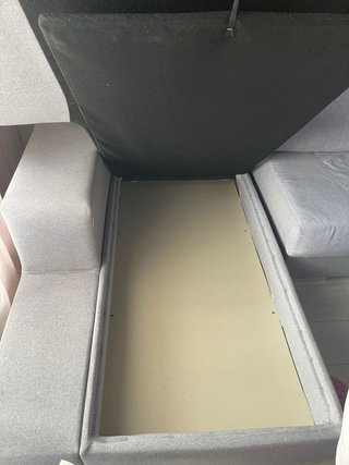 Sofá chaiselongue gris claro NEGOCIABLE
