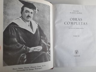 Obras completas de Vicente Blasco Ibáñez – 3 tomos