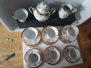 Servizio da caffè in porcellana