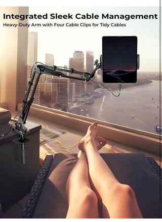 Soporte Plegable para Tablet con pinza