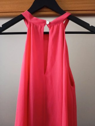 Vestido curto rosa