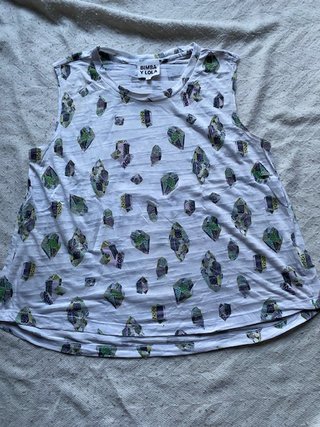 Camiseta sin mangas Bimba y Lola estampado