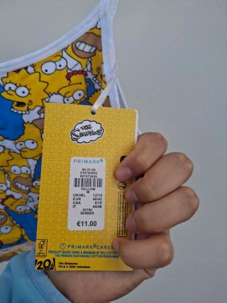 Top pijama Simpson Primark Nuevo (Talla M)