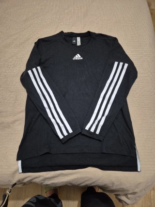 Camiseta Adidas Manga Larga Negra