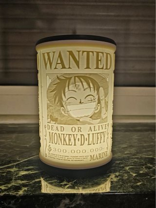 Lampada One Piece Wanted