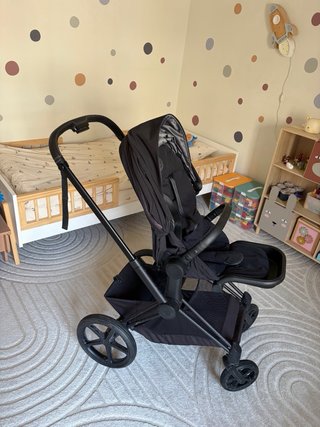 Cochecito Cybex Priam negro (capazo y silla)