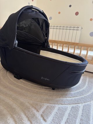 Cochecito Cybex Priam negro (capazo y silla)