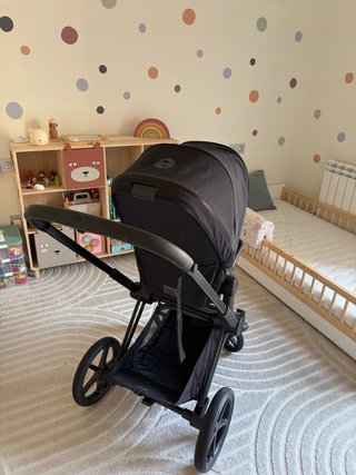Cochecito Cybex Priam negro (capazo y silla)