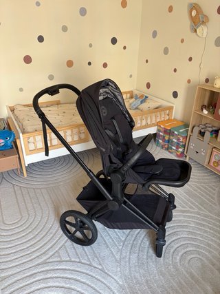 Cochecito Cybex Priam negro (capazo y silla)