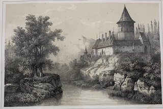 Cuadro Château d'Auvergne Marco Dorado