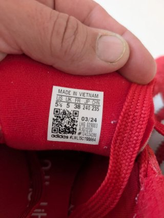 Adidas Campus 00 Rojas Talla 38