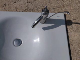Lavabo Pica pila  Porcelana roca