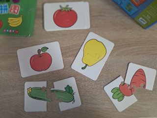Lote 4 puzzles (2 piezas)
